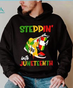 Stepping Into Juneteenth 1865 Pride Black African American T shirt