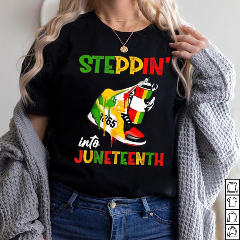 Stepping Into Juneteenth 1865 Pride Black African American T shirt Stepping Into Juneteenth 1865 Pride Black African American T shirt