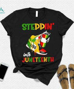 Stepping Into Juneteenth 1865 Pride Black African American T shirt