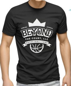 Sterling Council Beyond the court Basketball Camp logo shirt