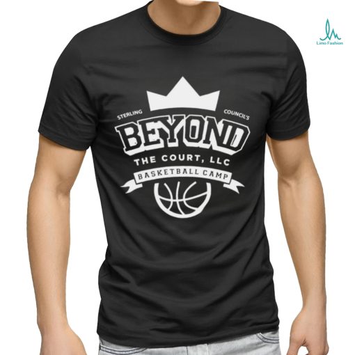 Sterling Council Beyond the court Basketball Camp logo shirt