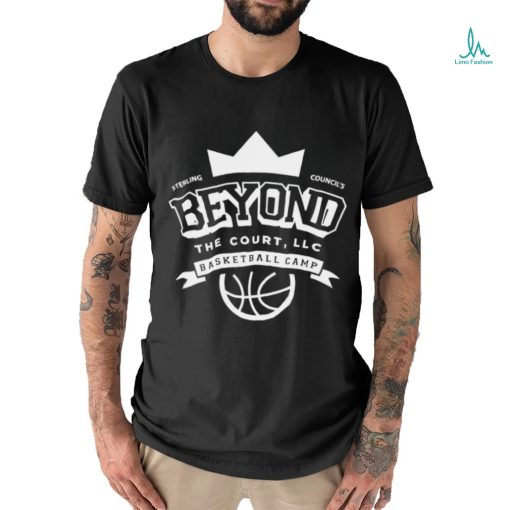 Sterling Council Beyond the court Basketball Camp logo shirt