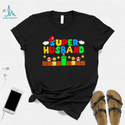 Super Husband Funny Husband Super Mario Shirt