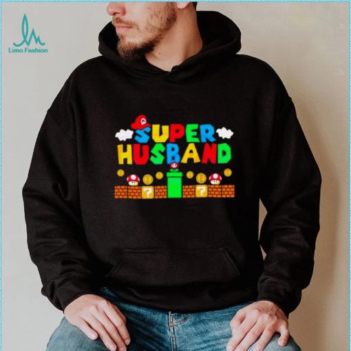 Super Husband Funny Husband Super Mario Shirt