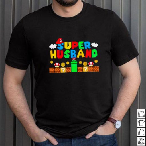 Super Husband Funny Husband Super Mario Shirt