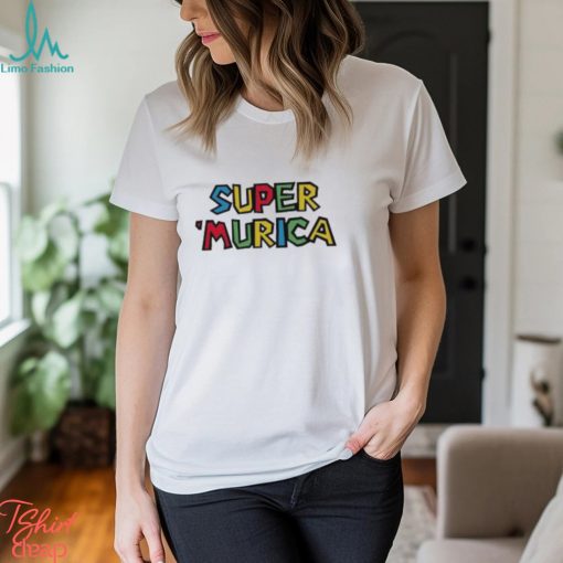 Super Murica Mario game shirt