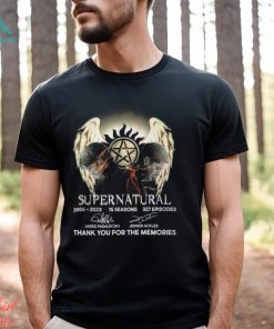 Supernatural 2005 – 2023 Thank You For The Memories T Shirt