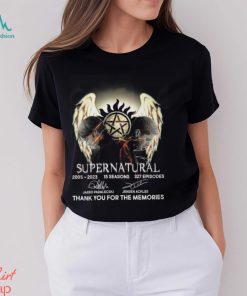 Supernatural 2005 – 2023 Thank You For The Memories T Shirt