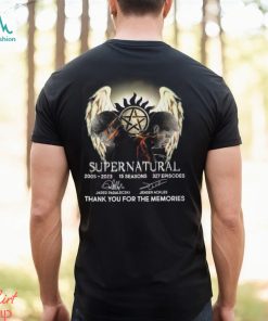 Supernatural 2005 – 2023 Thank You For The Memories T Shirt