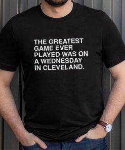 THE GREATEST GAME EVER PLAYED.