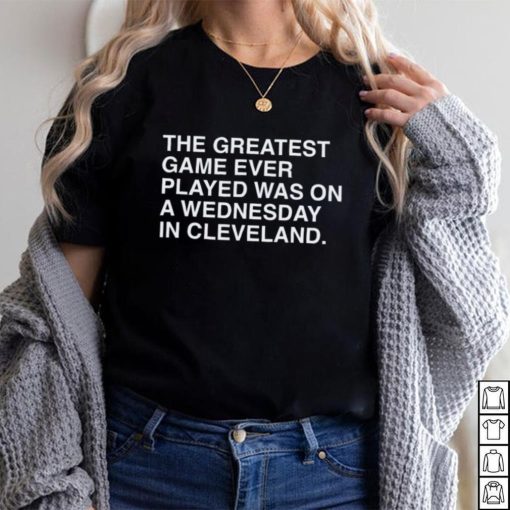 THE GREATEST GAME EVER PLAYED.