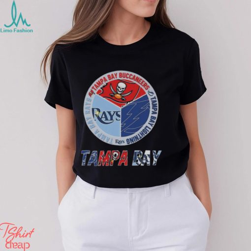 Tampa Bay Sport team TB Buccaneers TB Lightning and TB Rays shirt