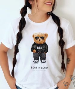 Teddy Bear in Black black in my happy color shirt