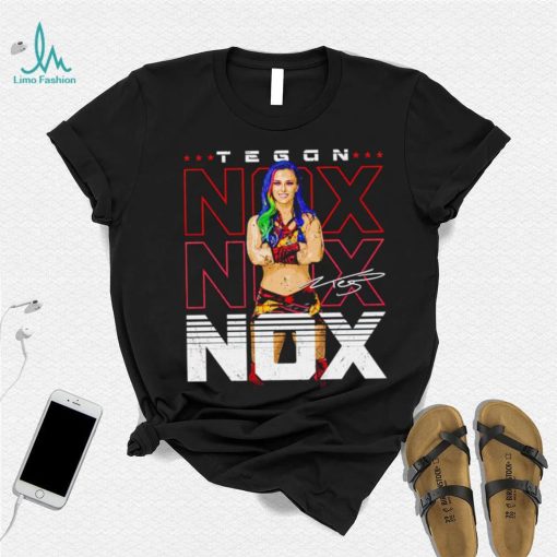 Tegan Nox Repeat Fade signature shirt