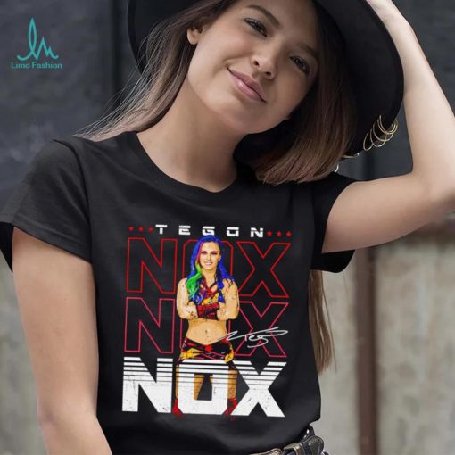 Tegan Nox Repeat Fade signature shirt