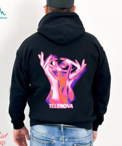 Telenova Hands Logo Black Mineral Wash Long Sleeves T Shirt