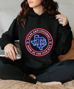 Texas A and M University home of the 12th Man logo shirt