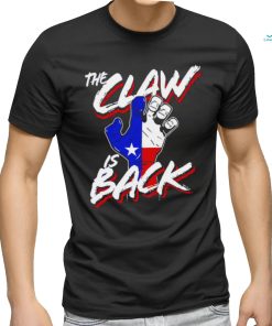 Texas Rangers the Claw is back hand shirt