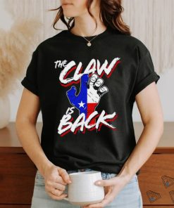 Texas Rangers the Claw is back hand shirt