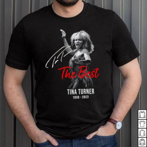 Thank You For The Memories Tina Turner Cotton Black All Size Unisex Shirt