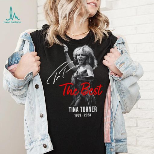 Thank You For The Memories Tina Turner Cotton Black All Size Unisex Shirt