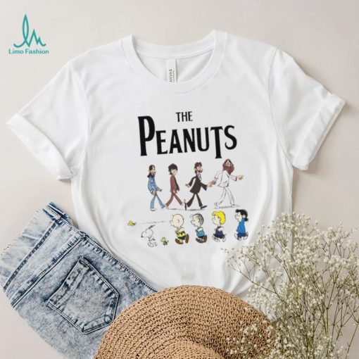 The Beetles Peanuts Shirt The Peanuts Abbey Road Shirt Best Snoopy T shirt