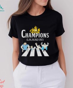 The Champions CL PL FA 2022 2023 Manchester City abbey road shirt