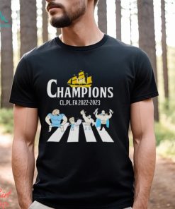 The Champions CL PL FA 2022 2023 Manchester City abbey road shirt