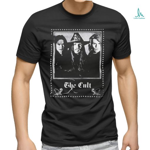 The Cult Faded Vintage Style Fan Design Shirt