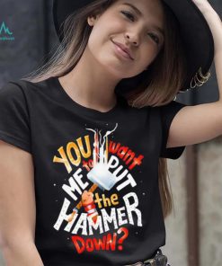 The Hammer Down Thor Marvel shirt