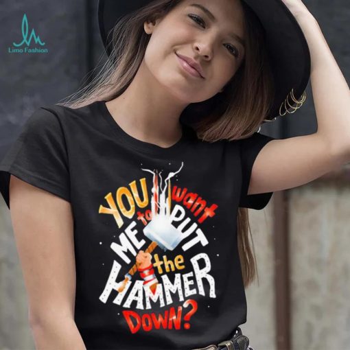 The Hammer Down Thor Marvel shirt