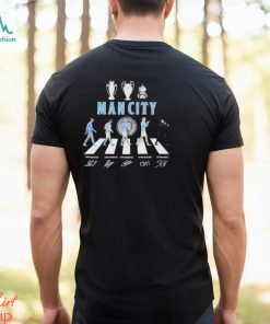 The Man city Abbey road 2023 signatures shirt