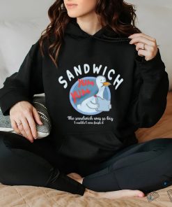 The Sandwich was so big I couldn’t even finish it logo shirt