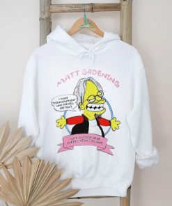 The Simpsons Matt Groening got a foot rub on epstein’s Plane shirt