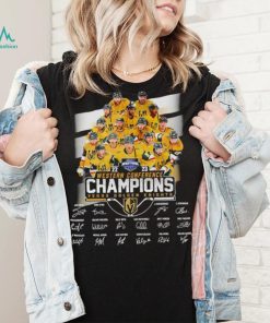 The Vegas Golden Knights team 2023 Western Conference Champions signatures shirt