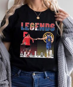 The egends novak djokovic and nikola jokić skyline signature 2023 shirt