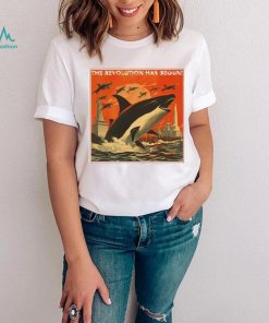 The revolution has begun orca art poster design T shirt