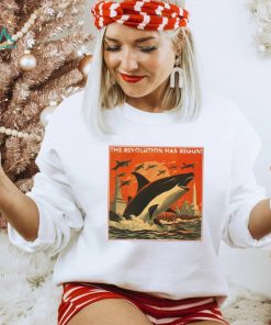 The revolution has begun orca art poster design T shirt