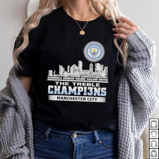 The treble champions the citizens shirt