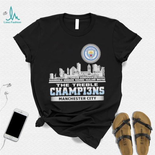 The treble champions the citizens shirt