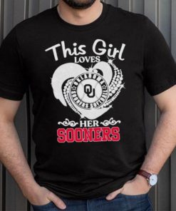 This Girl Loves Her Oklahoma Sooners Heart Diamond 2023 Shirt