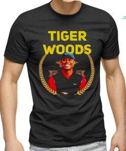 Tigers Woods smile photo shirt