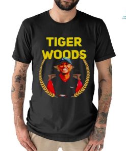 Tigers Woods smile photo shirt