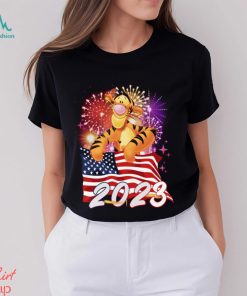 Tigger American Flag 2023 4th Of July Independence Day Tshirt