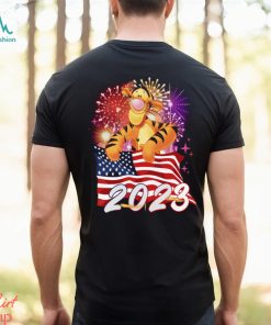 Tigger American Flag 2023 4th Of July Independence Day Tshirt