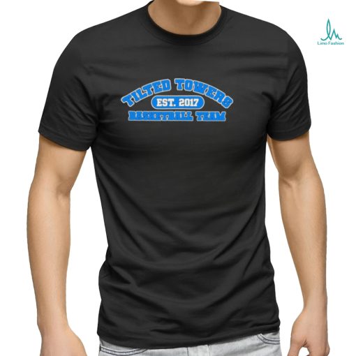 Tilted Towers Est 2017 Basketball Team Shirt