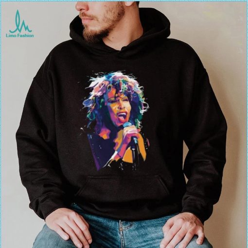 Tina Turner WPAP design T Shirt