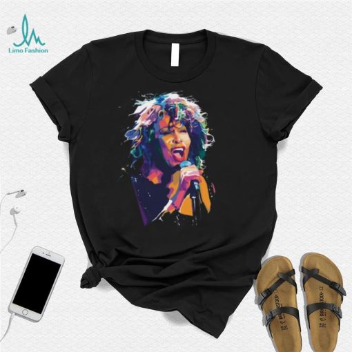 Tina Turner WPAP design T Shirt