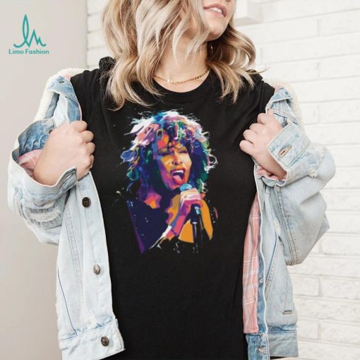Tina Turner WPAP design T Shirt