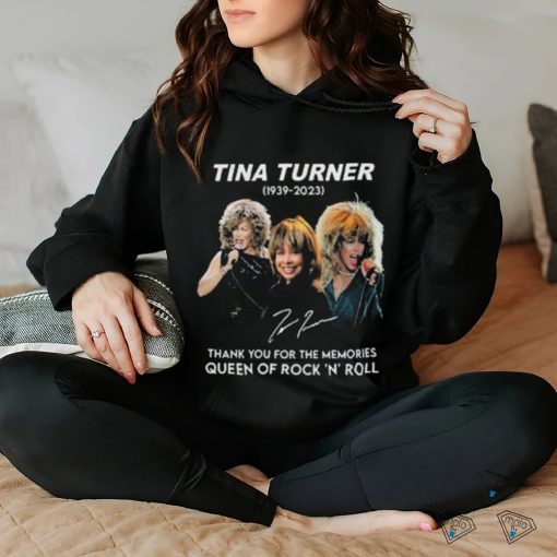 Tina turner 1939 2023 thank you for the memories queen of rock n’ roll signature Shirt